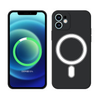 Силиконовый чехол для iPhone 11 с Magsafe (Black)