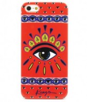 Чехол накладка для iPhone SE / 5 / 5S Paris Eye (Red)