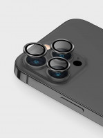 Защитное стекло для камеры iPhone 13 Pro/13 Pro Max Uniq OPTIX Camera Lens protector Aluminium Graphite (IP13P-13PM-LENSGRP)