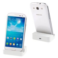 Универсальная док станция с Micro USB разъемом для Samsung / Nokia / HTC и прочих смартфонов (White)