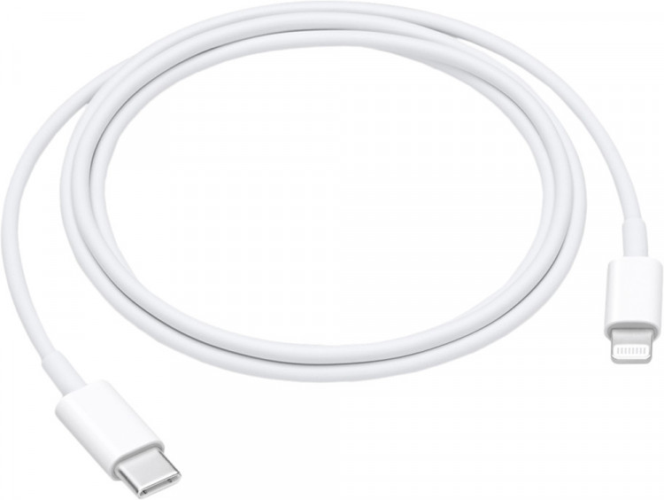 Кабель Apple с разъемом Lightning (8 pin) - USB-C белый, 1 метр, MM0A3 Кабель Apple с разъемом Lightning (8 pin) - USB-C белый, 1 метр, MM0A3