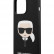 Чехол для iPhone 13 Pro Max Lagerfeld Liquid silicone Karl's Head Hard MagSafe Black (KLHMP13XSLKHBK)