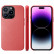 Кожаный чехол накладка для iPhone 14 Pro (Red)