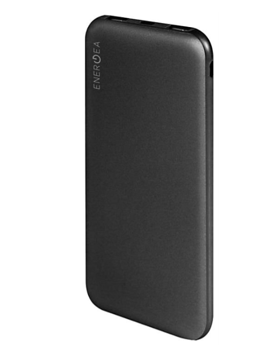 Портативный аккумулятор EnergEA Slimpac 5000, Li-Pol 2USB 1.0+2.1A, Black (SP-5000-BLK)