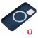 Силиконовый чехол с Magsafe для iPhone 15 (Navy Blue)