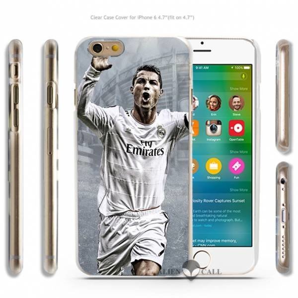 Чехол накладка с Cristiano Ronaldo для iPhone 6 / 6S Football Club Real Madrid