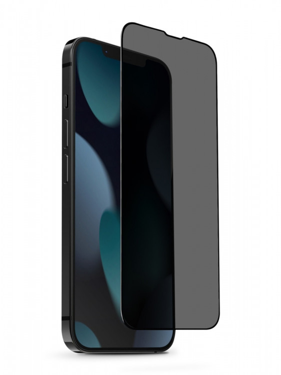 Защитное стекло для iPhone 13/13 Pro/14 Uniq OPTIX Privacy Clear/Black (IP6.1(2021)-PRIVACY)