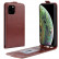 Кожаный чехол с вертикальным флипом для iPhone 11 Pro (Brown)