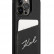 Чехол для iPhone 14 Pro Lagerfeld PU Signature logo с кардслотом Hard Black (KLHCP14LCSSK)