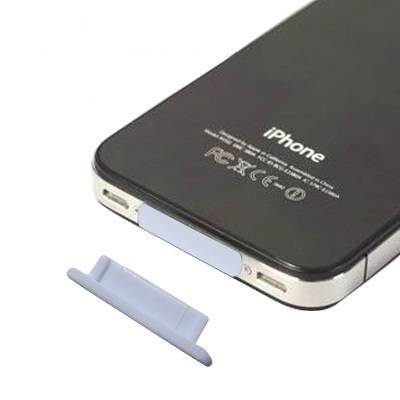 Заглушка в разъем для зарядки 30 pin для iPhone, iPod или iPad (белая)