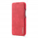 Кожаный чехол-книжка LC.IMEEKE для iPhone 15 с магнитным флипом и разъемом под карточки (Red)
