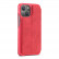 Кожаный чехол-книжка LC.IMEEKE для iPhone 15 с магнитным флипом и разъемом под карточки (Red)
