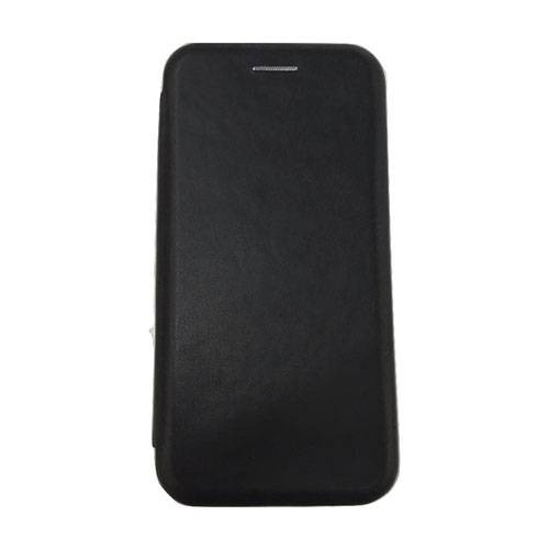 Кожаный чехол книжка для iPhone 5/5S/SE Flip cover leather ISA (черный)