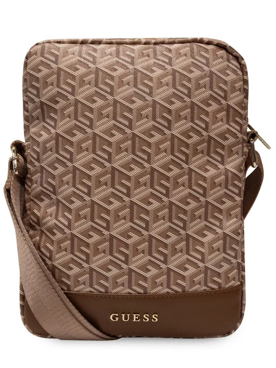 Сумка для планшетов 10" Guess G CUBE Bag Brown (GUTB10HGCFSEW)