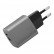 Сетевое зарядное устройство EnergEA Ampcharge GaN35 USB-C PD35 + USB-A QC30 35W, Gunmetal
